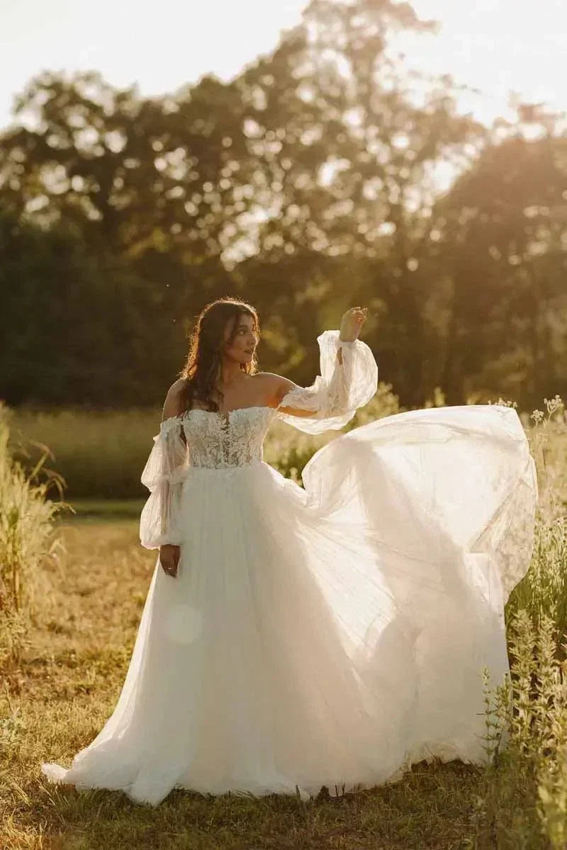 Adelina Wedding Dress, luxury bridal gown, additional product image 3 by SimmiUnique