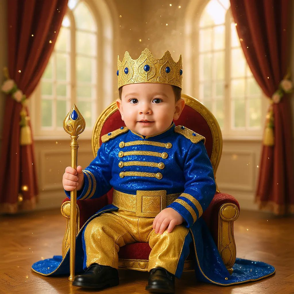 Spain Baby Boy Prince costume – detail shot