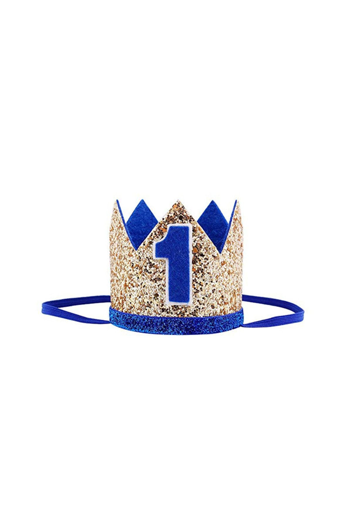 Royal Blue Prince King outfit first smash cake – detail shot