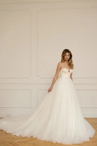 Orli Tulle A-Line Wedding Dress | SimmiUnique
