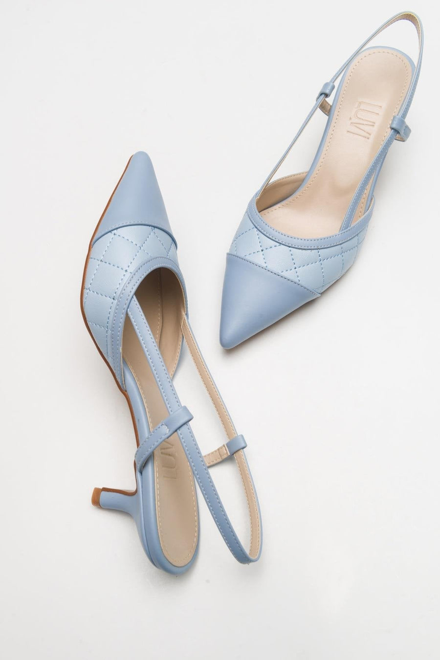 Point - Baby Blue Heeled Shoe