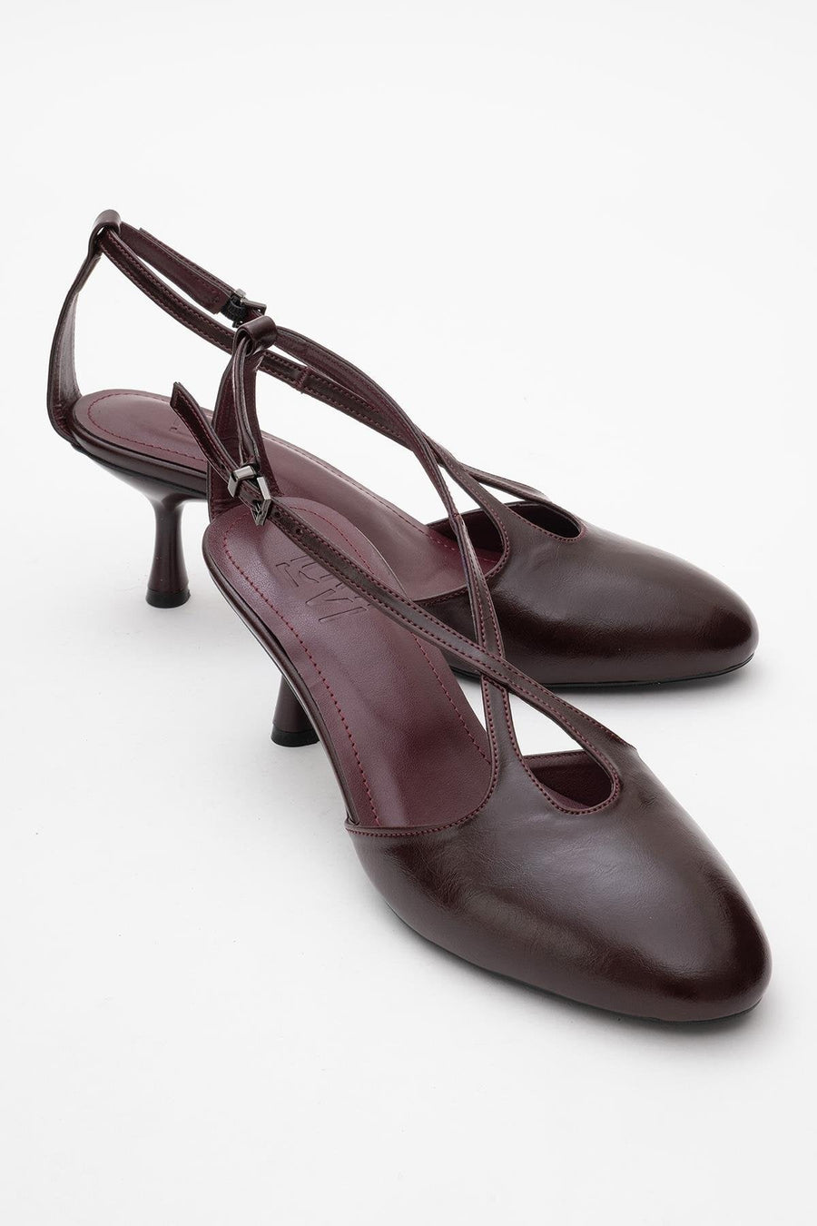 Agves - Burgundy Heeled Sandal