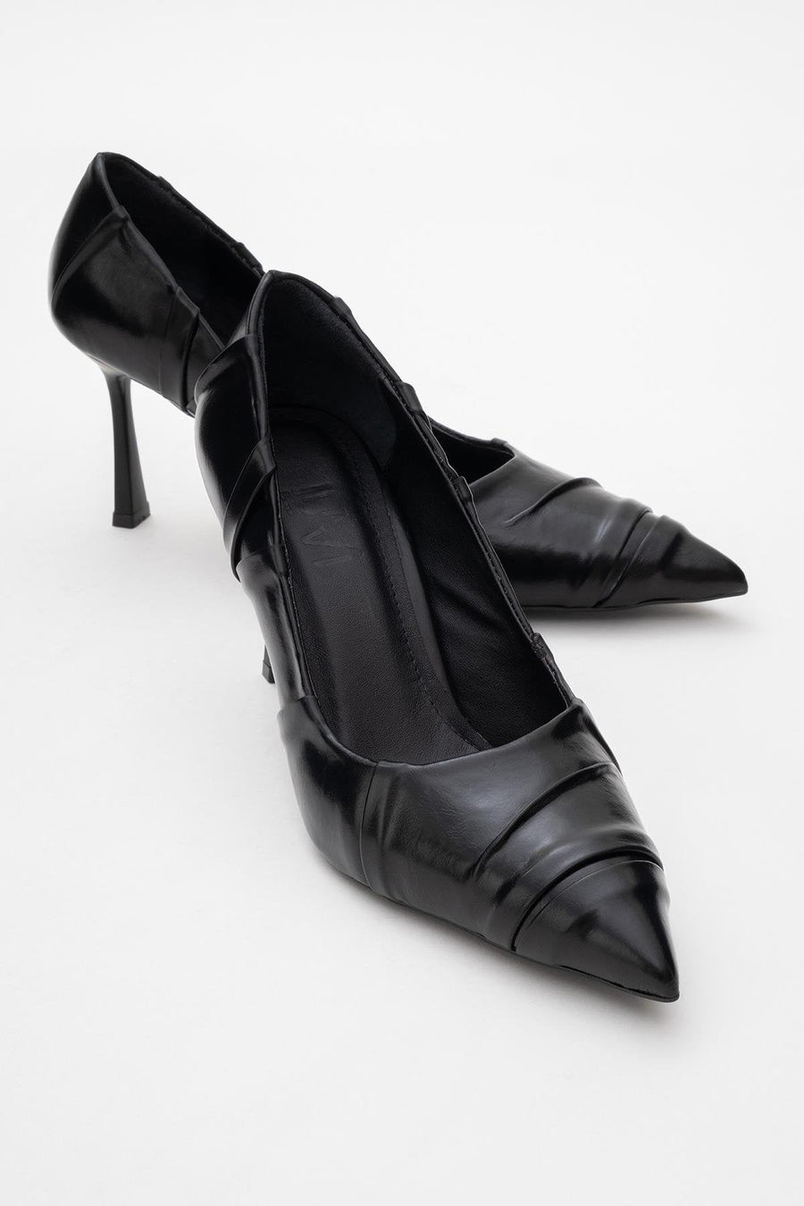 Anly - Black Slim Heel Pump