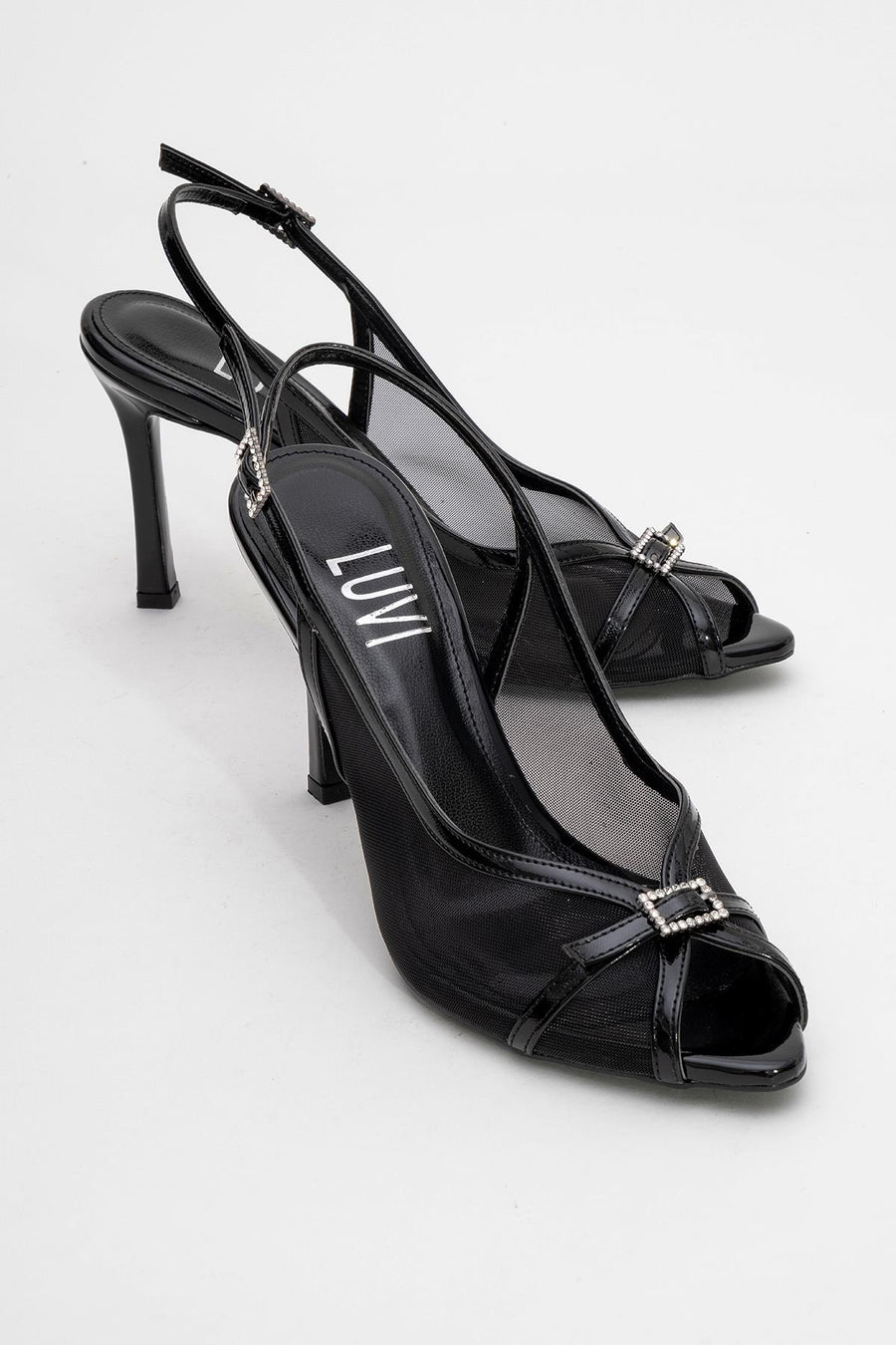 Elyse - Black High-Heel Evening Shoe