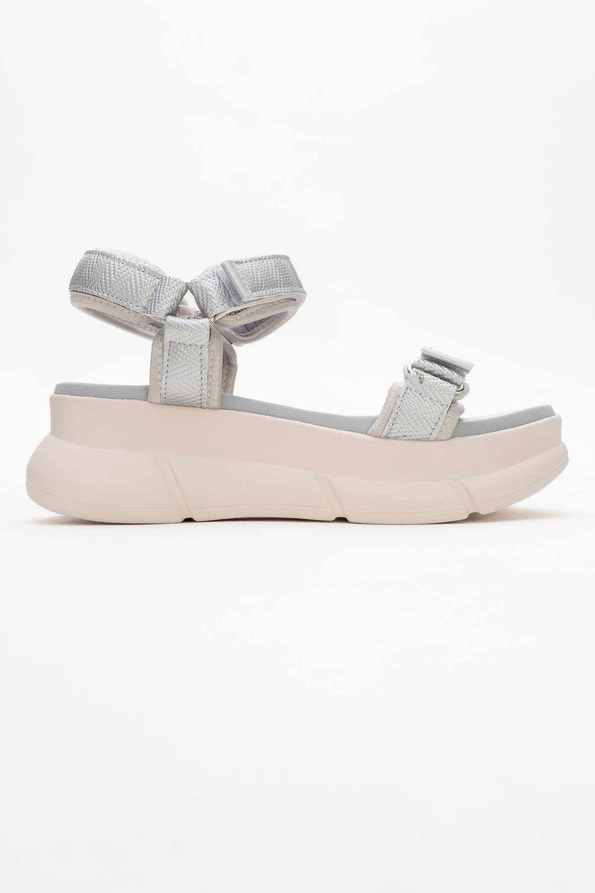 4760 - Metallic Sandal – top view showing leather, metallic, SimmiUnique