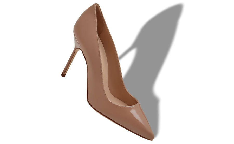 Lucienne Crown Neutral Pointed Toe Pumps