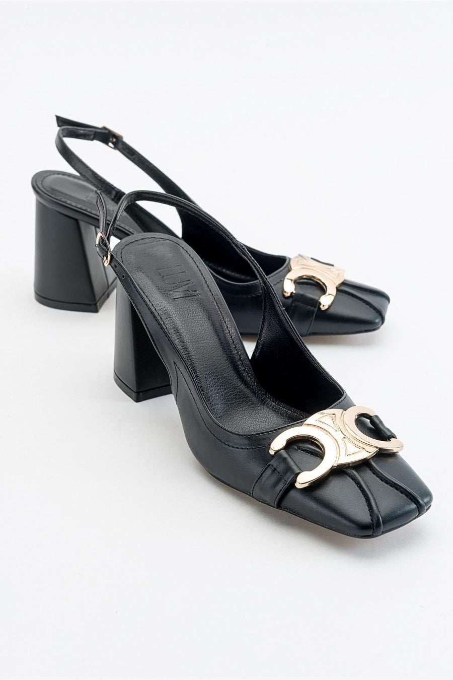 Forlev - Black Heeled Shoe