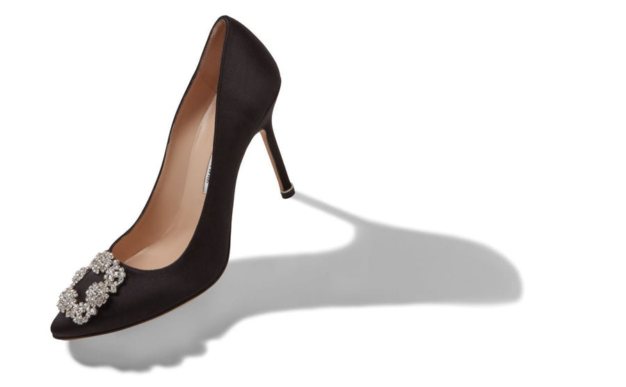 Leonora Dream Black Jewel Buckle Pumps