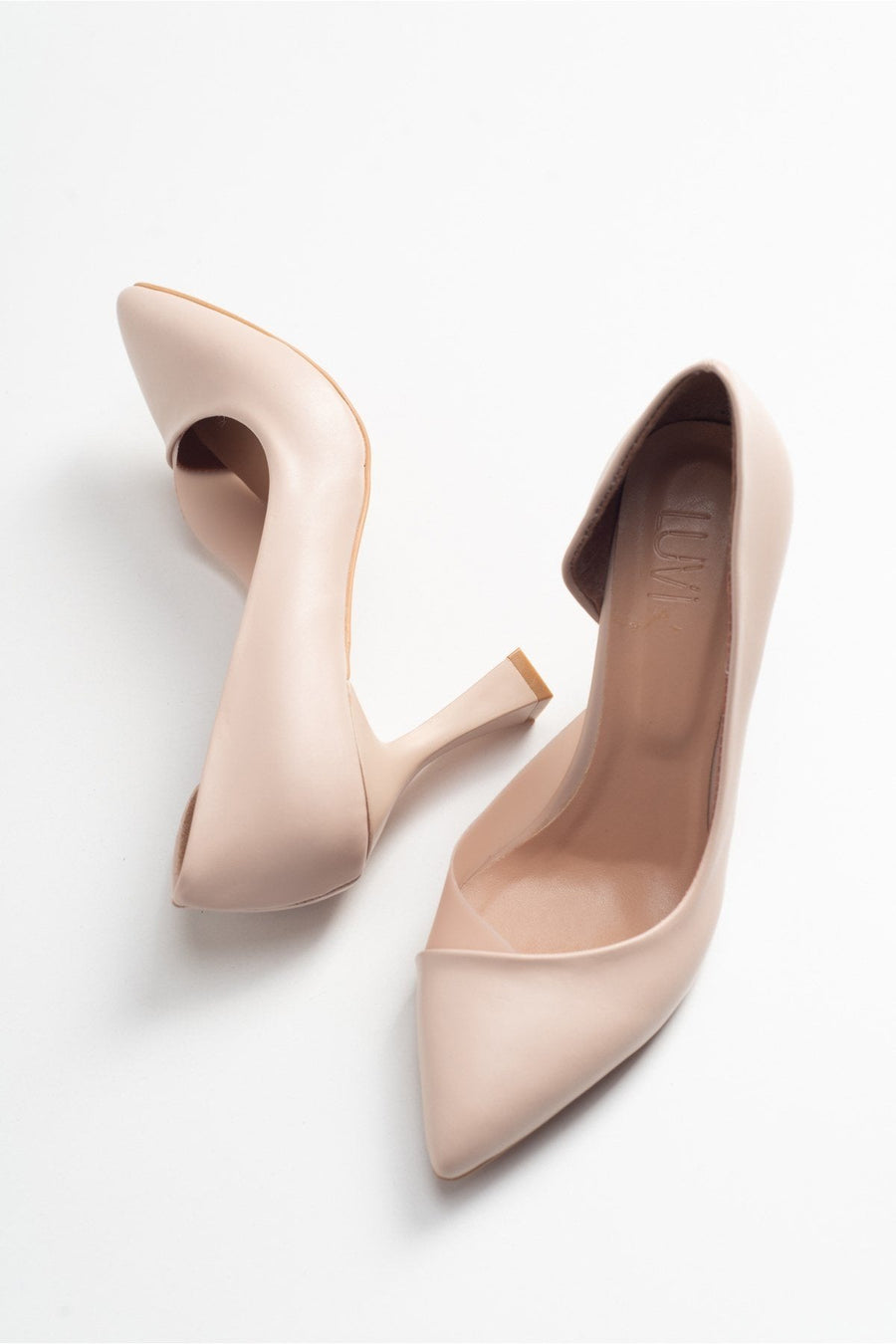 Ursula - Nude Heeled Shoe
