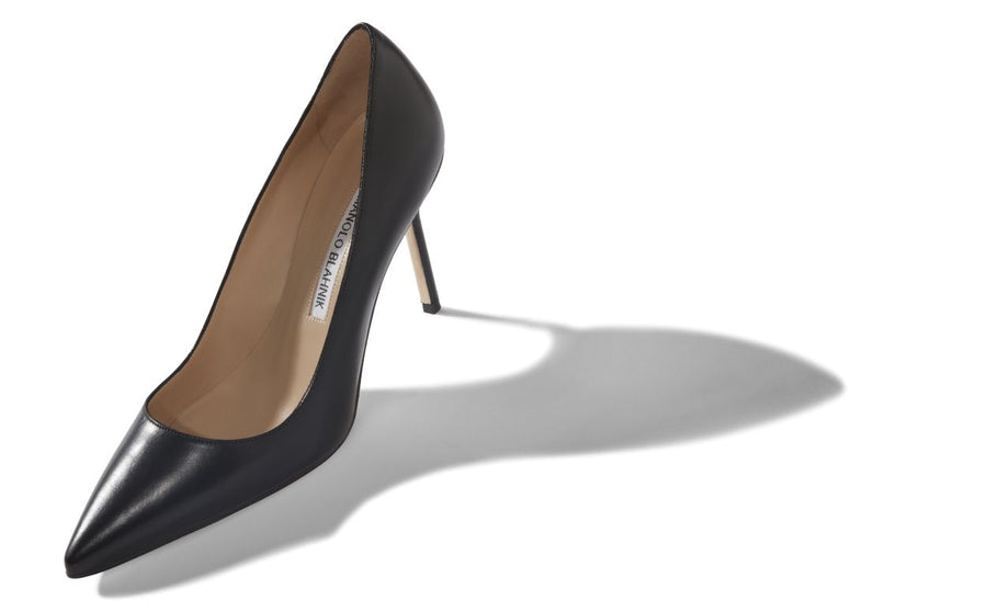 Juliette Bloom Black Pointed Toe Pumps