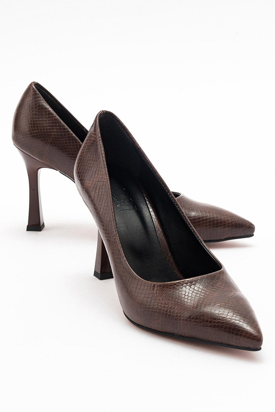 Forest Brown Pointed Toe Pump