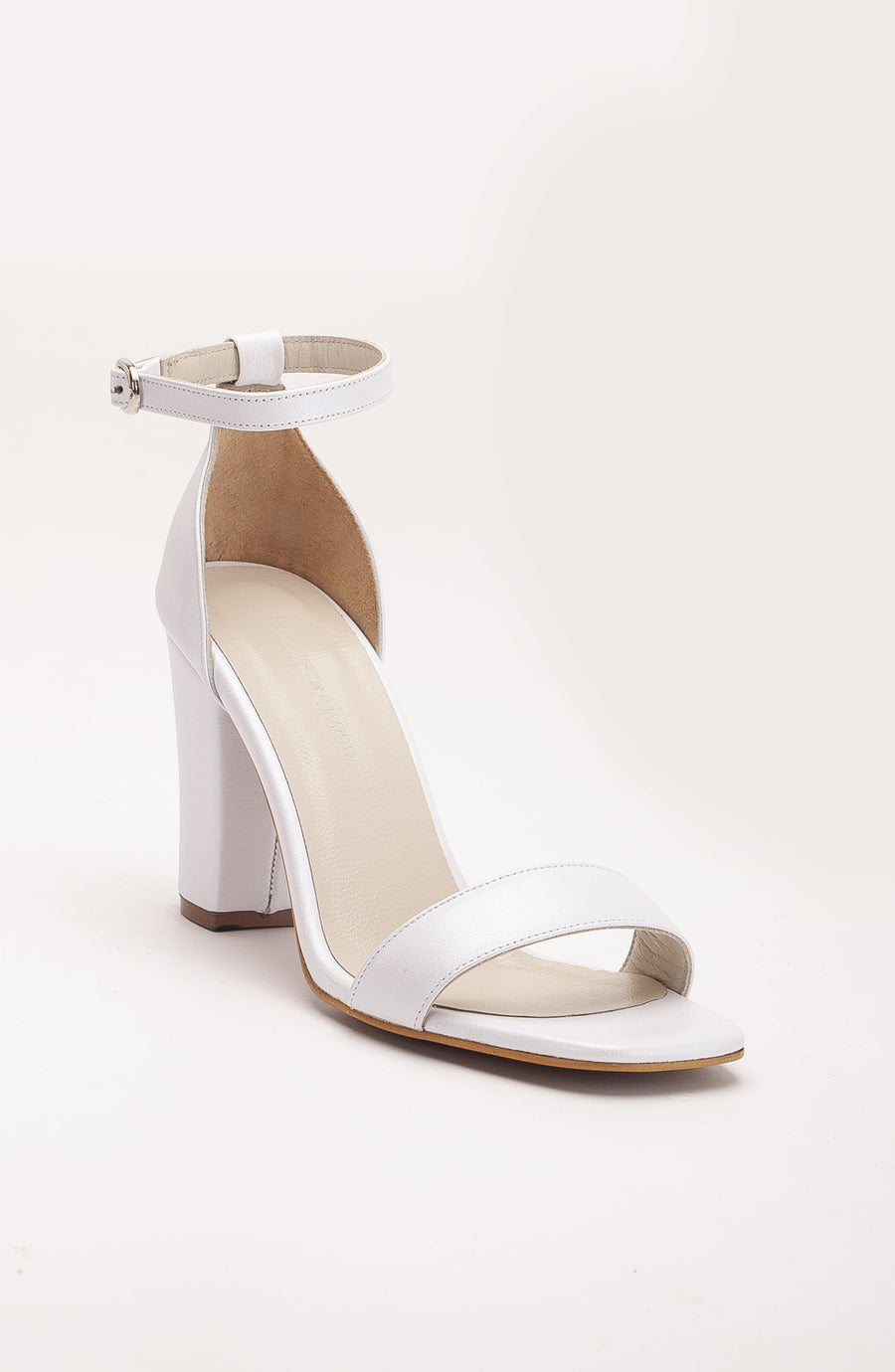 Jana - Ivory Leather Sandals
