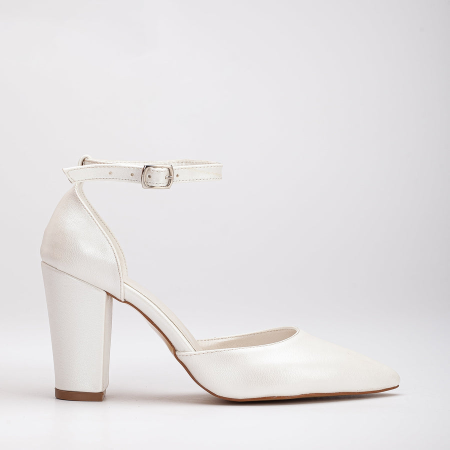 Gisele - Ivory Bridal Heels
