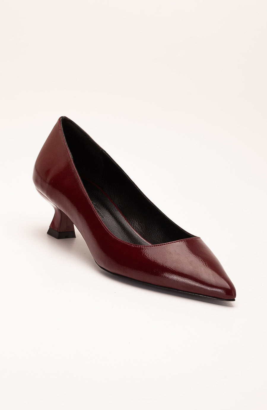 Helly - Burgundy Patent Leather Stiletto Pumps