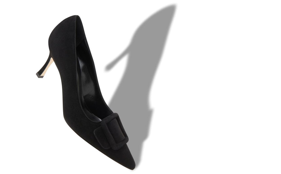 Valentina Dream Black Pointed Toe Pumps