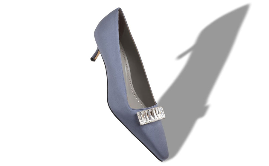 Magnolia Muse Blue Crystal Embellished Pumps