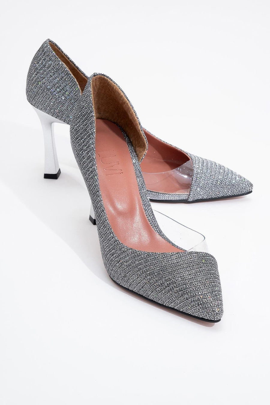 Ursula - Platinum Metallic Heeled Shoe