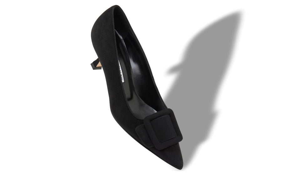 Vivienne Bloom Black Pointed Toe Pumps