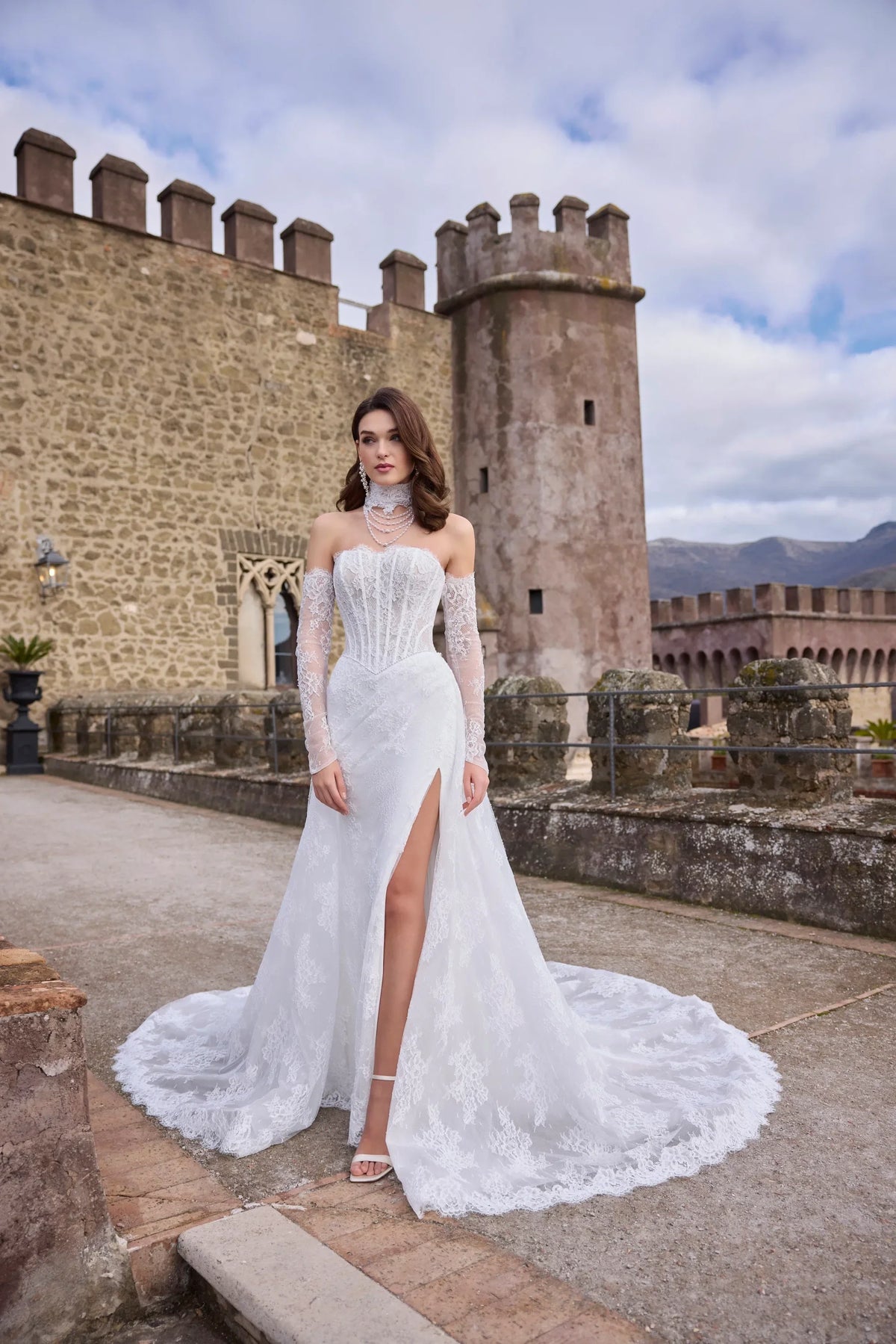 Almeria Wedding Dress, luxury bridal gown, additional product image 2 by SimmiUnique