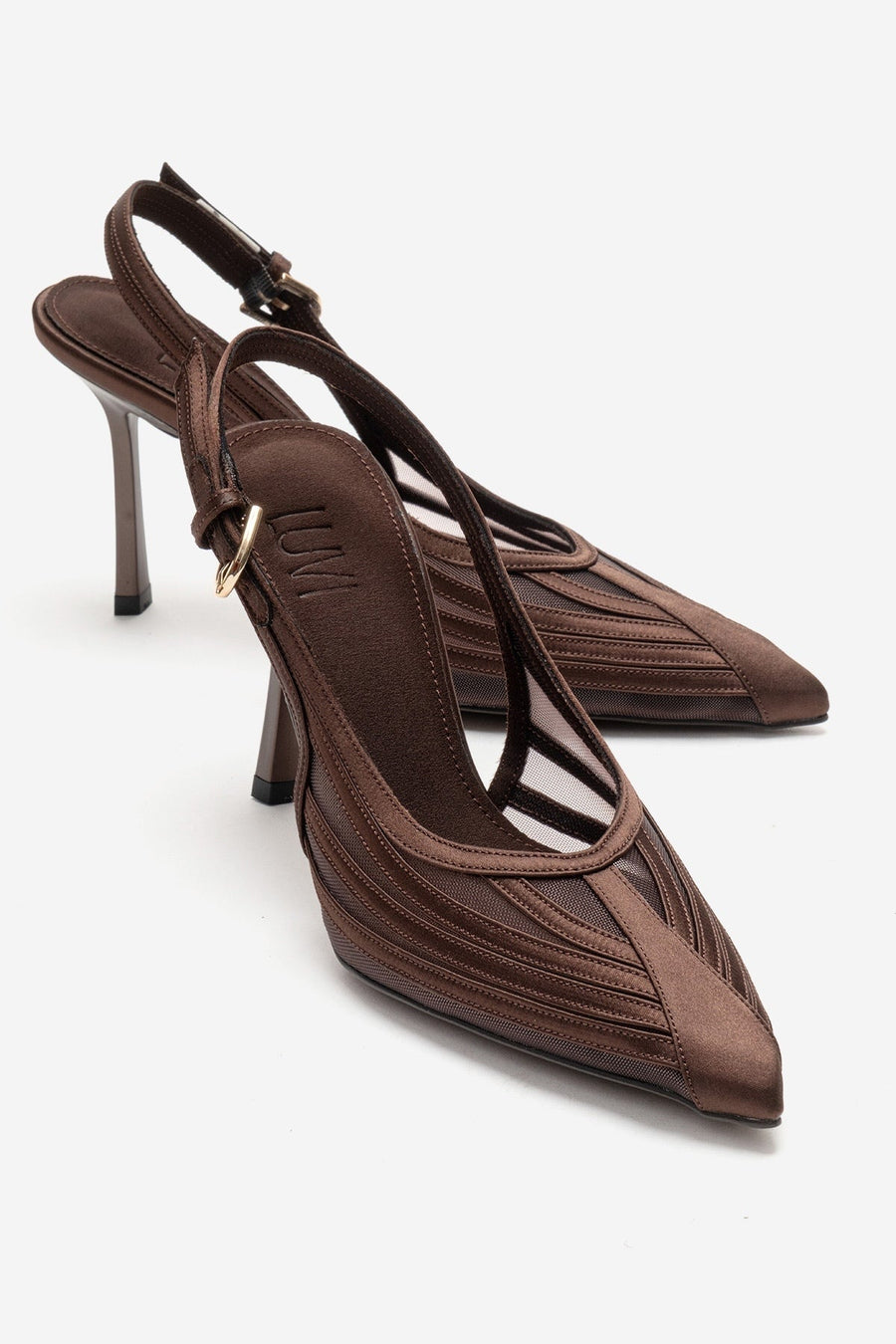 FAUNA - Brown Stiletto Pump