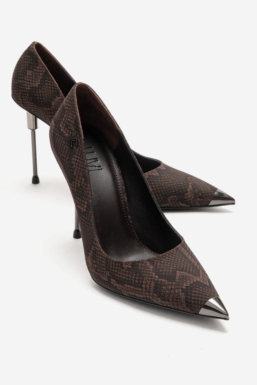CARLAS - Brown Patterned Stiletto Pump