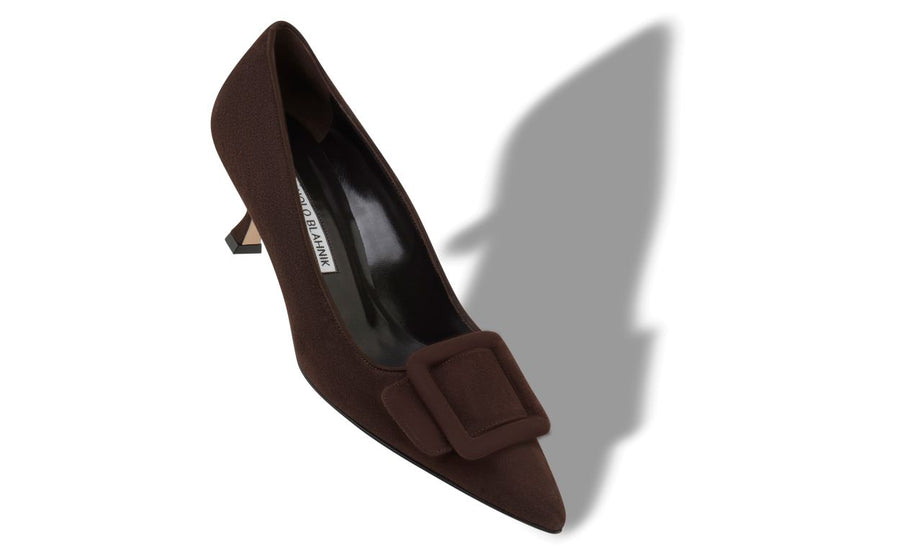 Leonora Dawn Brown Pointed Toe Pumps