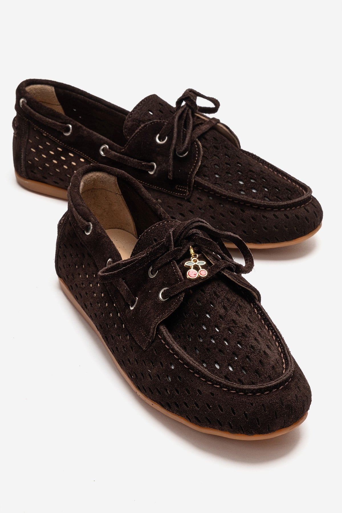 Stevo - Cognac Genuine Leather Lace-Up Loafer – front three-quarter view showing lace, leather, SimmiUnique