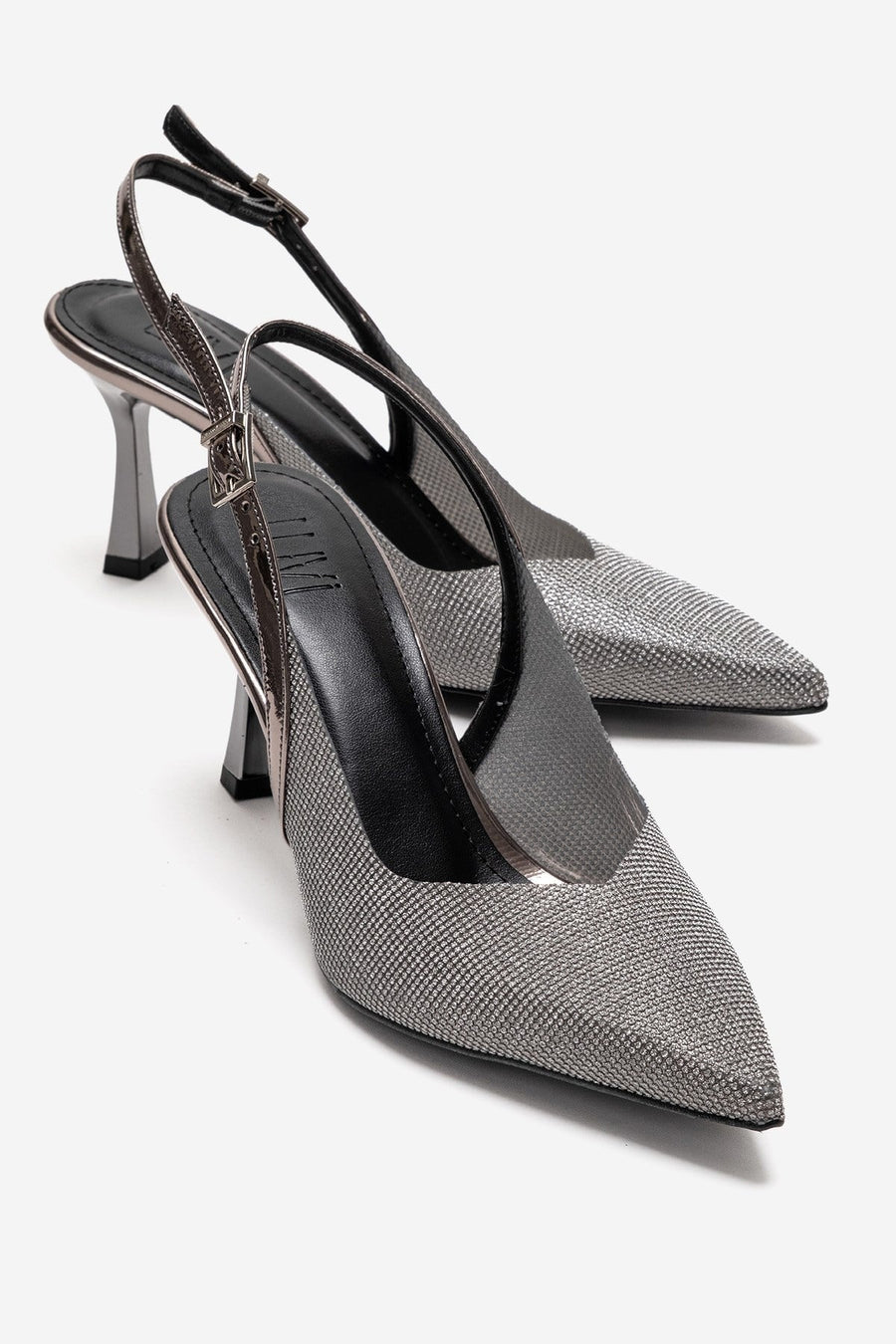 Dorata - Platinum Embellished Stiletto Pump