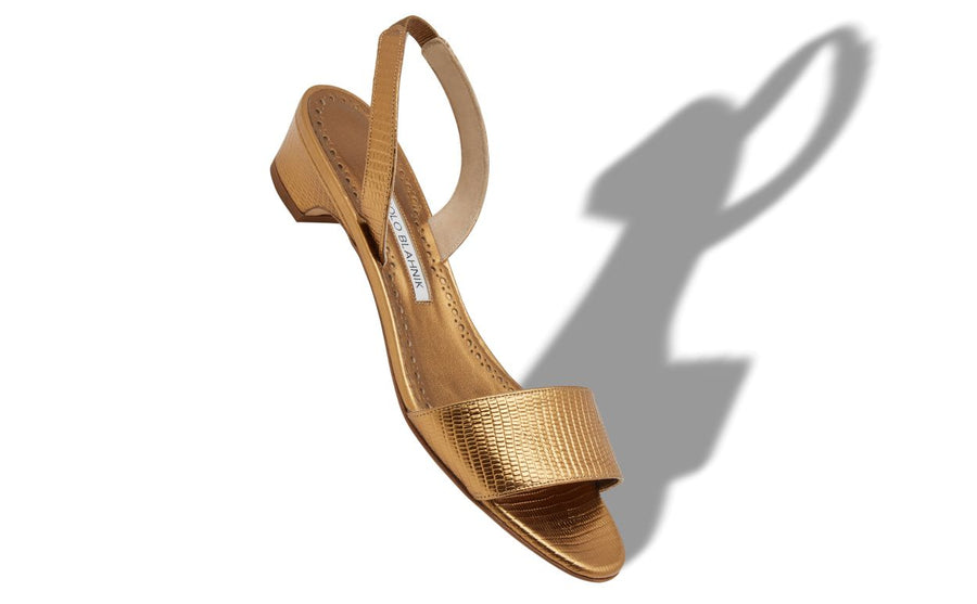 Odette Jewel Gold Slingback Slingbacks