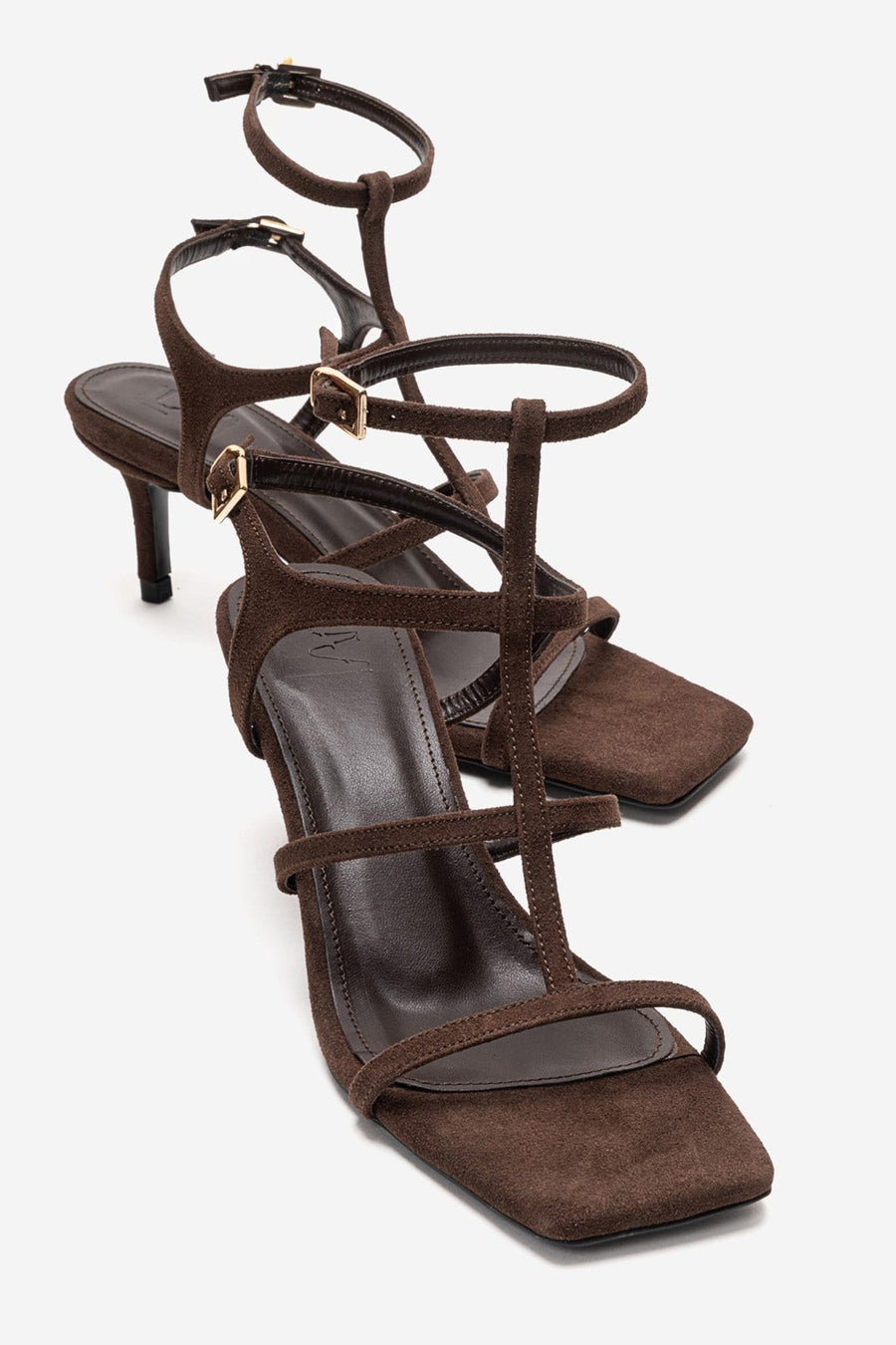 VIENTO - Brown Thin Heel Pump