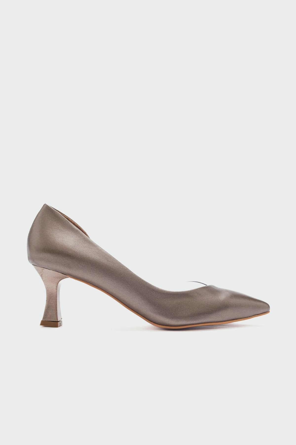 Vera Copper Pointed Toe Pump – top view showing leather, SimmiUnique