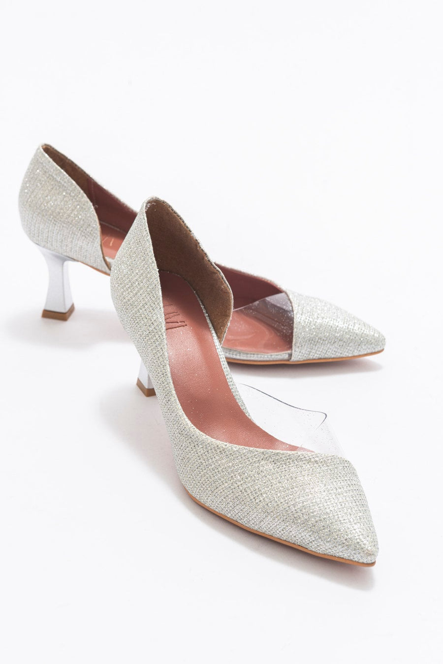 Vera Lame Glitter Pointed Toe Pump