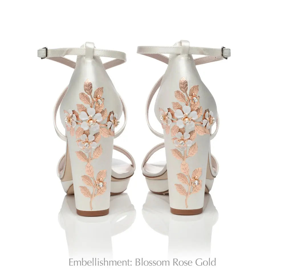 ARABELLA BLOCK IVORY flordeashoes