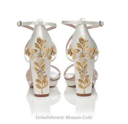 ARABELLA BLOCK IVORY flordeashoes