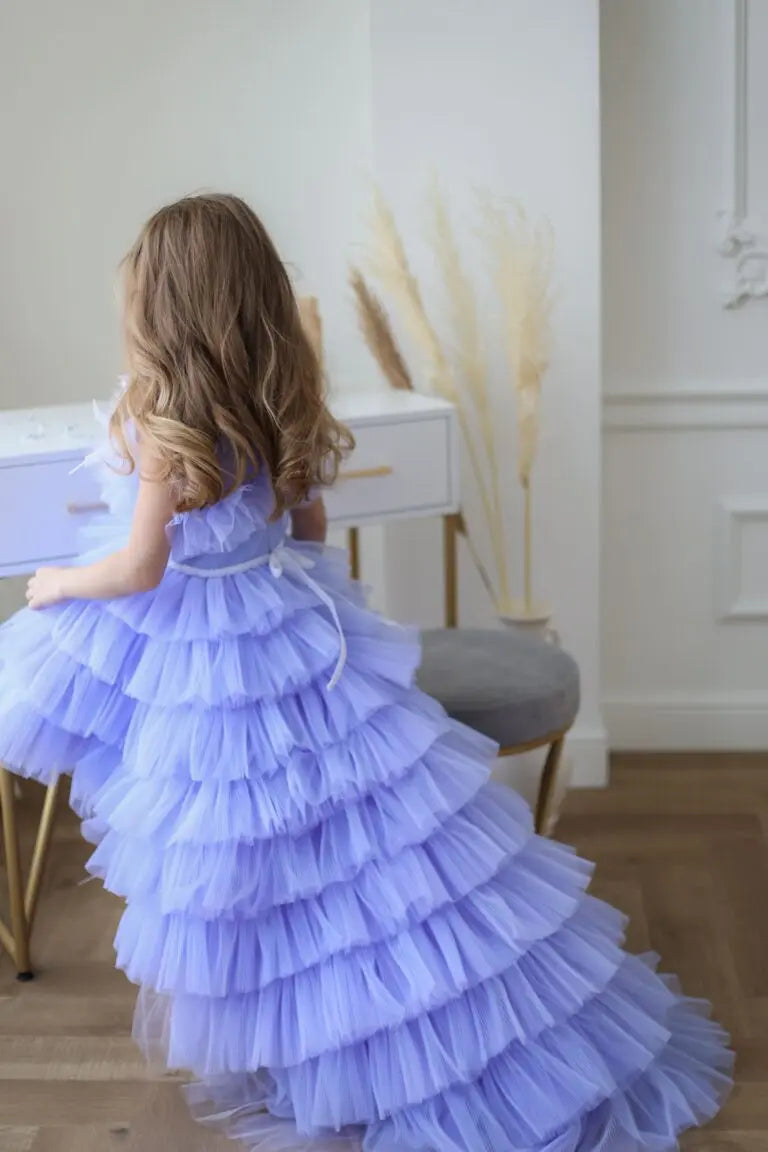 Alana Princess mermaid-style party dress in lavender - photo 5