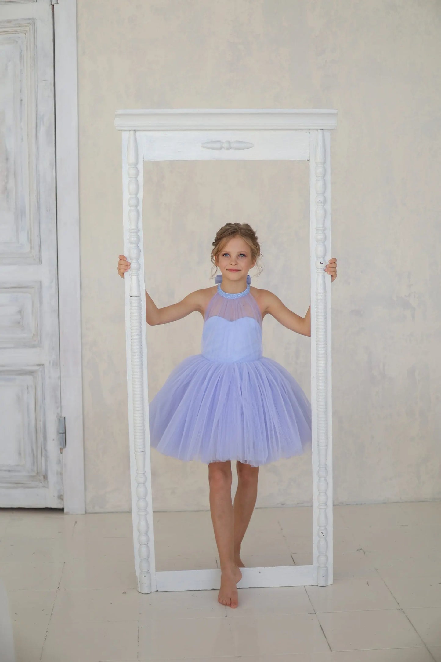 Alana Princess blue dress pink white gold cemrestore