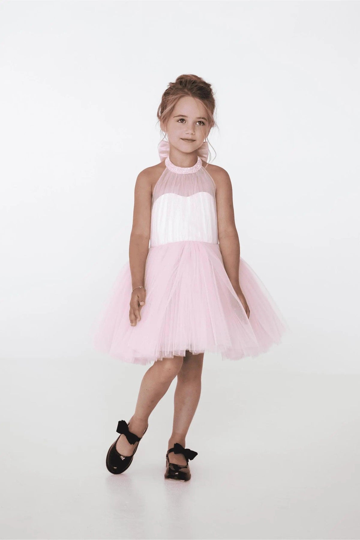 Alana Princess mermaid-style party dress in gold - photo 2