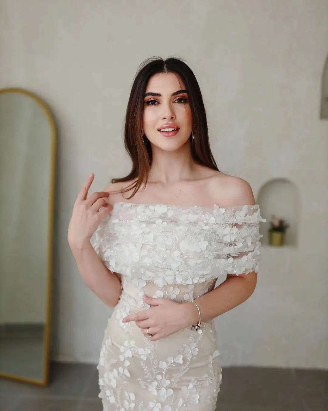 Dress Aria Satin sea – photo 7