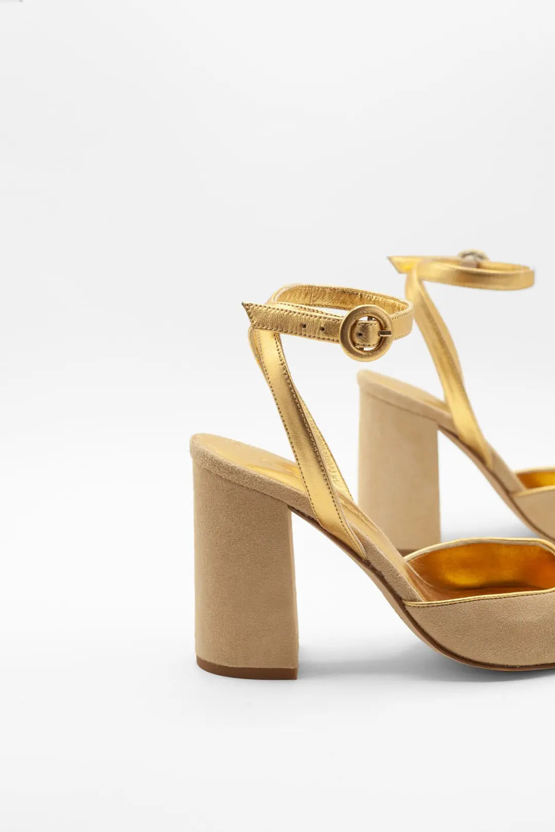 BeiGe Custom Made Heels (Beige) – side view