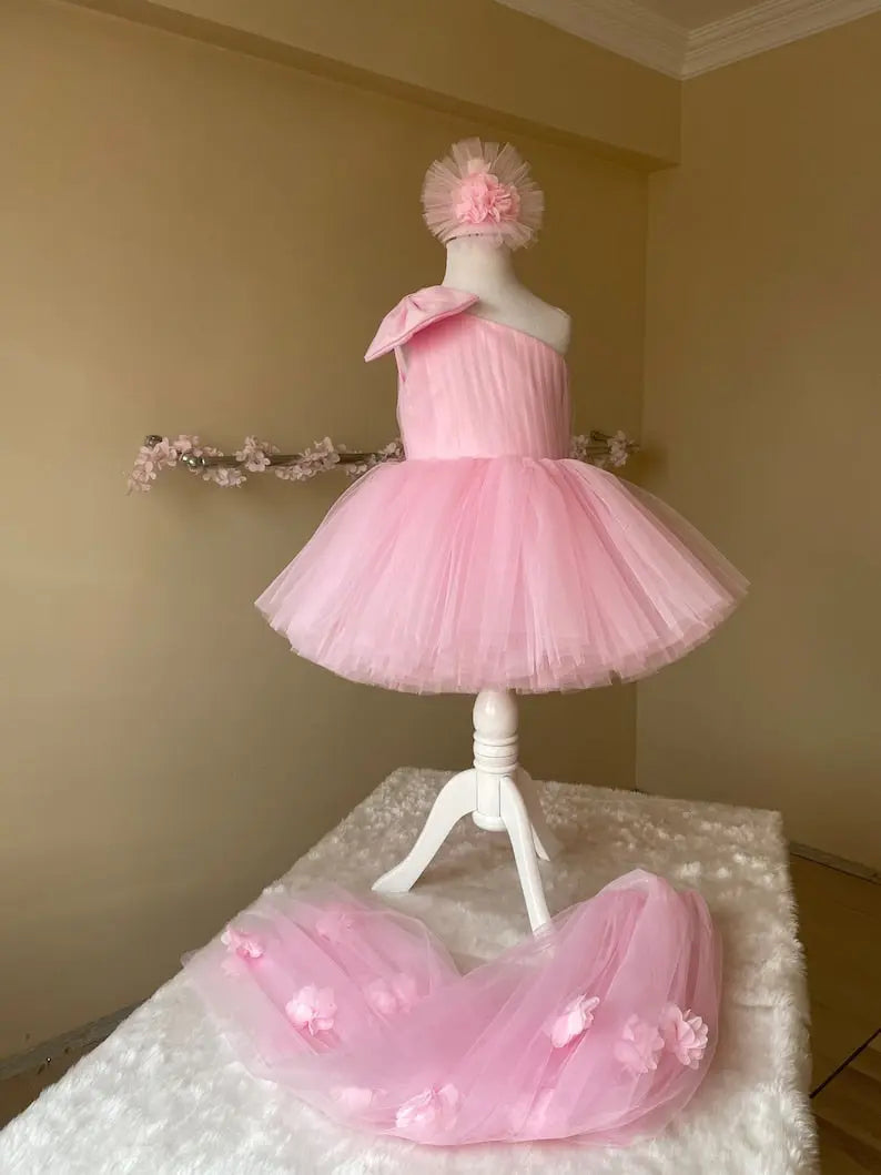 Baby Girl Dress ,Girl Tutu Dress,Toddler Party Dress – detail shot