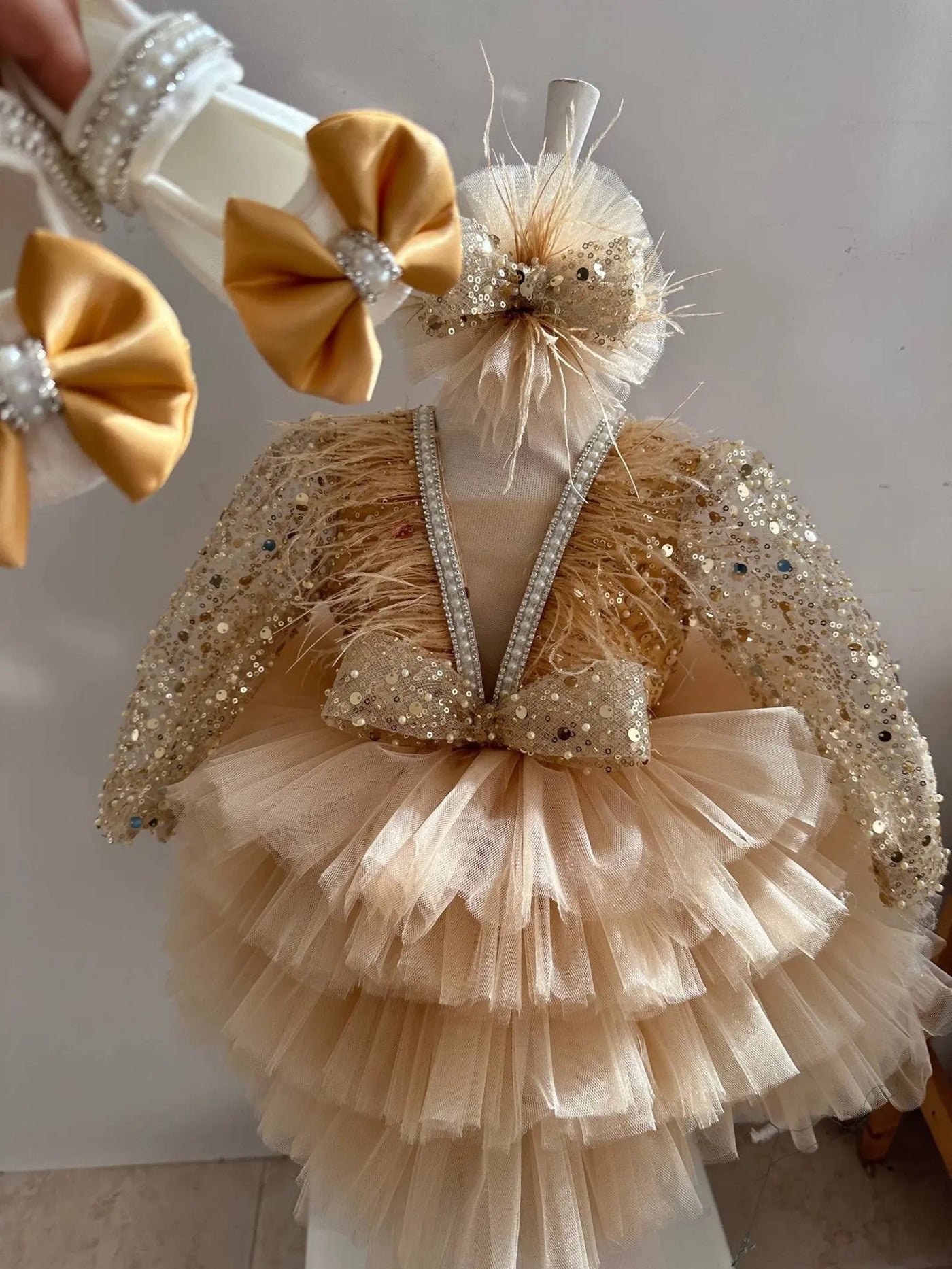 Baby Girl Photo Shoot – detail shot
