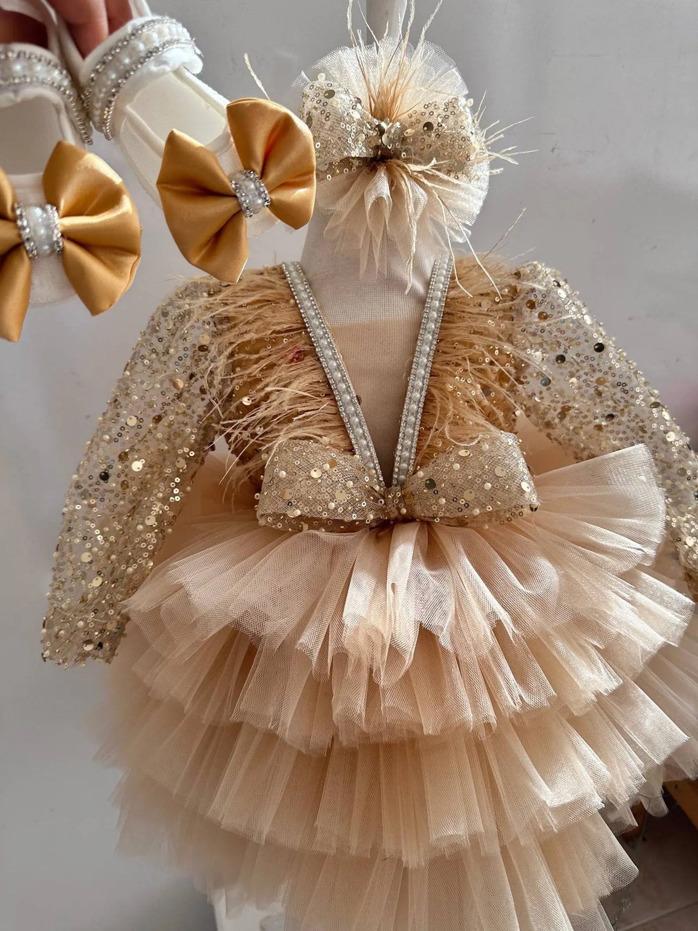 Baby Girl Photo Shoot – close-up