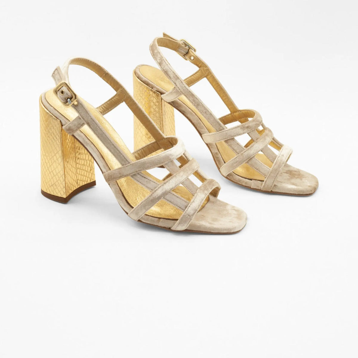 Beige Custom Made Heels – styled look