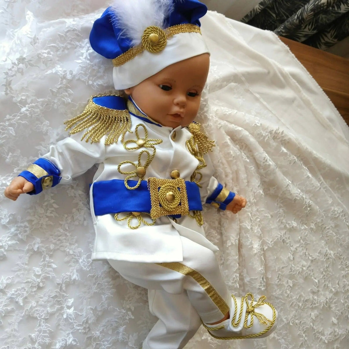 Birthday Baby Boy Prince costume navyblue – styled look