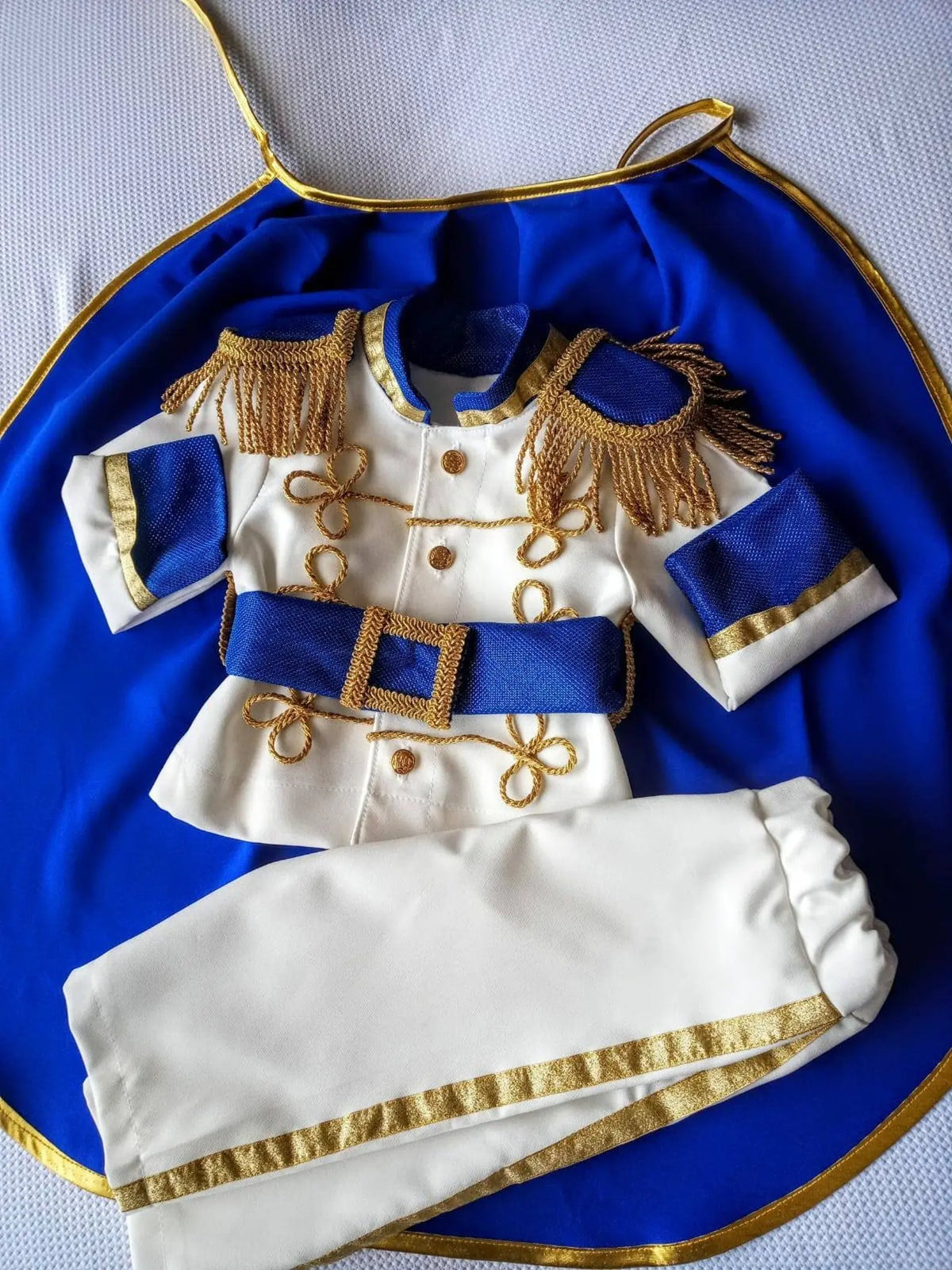Birthday Baby Boy Prince costume navyblue – side view