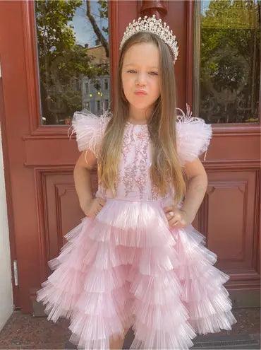 Vestido flor rosa