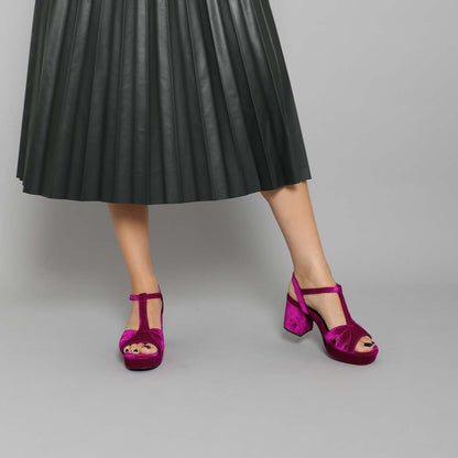 Valerie Velvet Raspberry