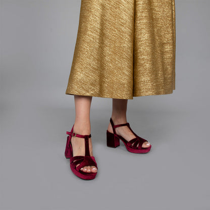 Valerie Velvet Raspberry