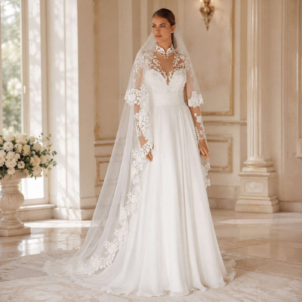 Abriana Wedding Dress, luxury bridal gown, additional product image 2 by SimmiUnique