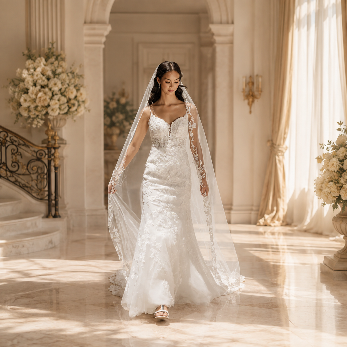 Addison Wedding Dress, luxury bridal gown, additional product image 2 by SimmiUnique